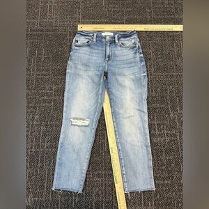 KANCAN Medium Wash High Rise Mom Jeans 1/24